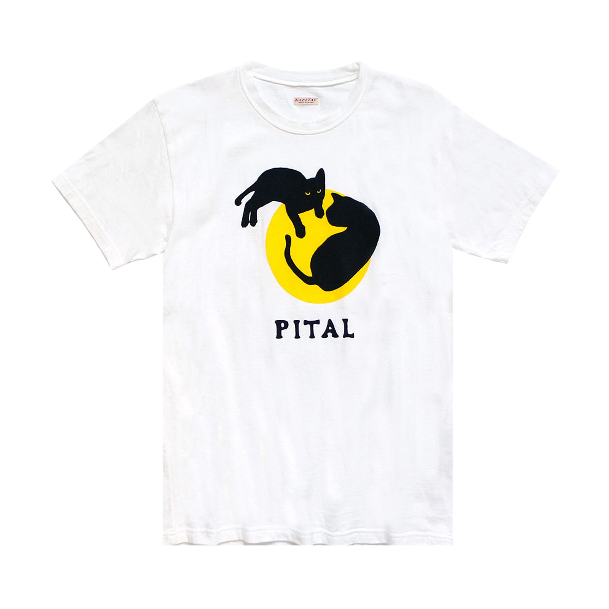 Buy Kapital 20/Jersey Crew T (Catpital) 'White' - EK 706