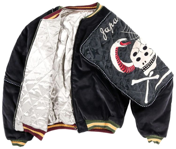 Kapital Sulfer Dyed Velvet Sham Jacket Black