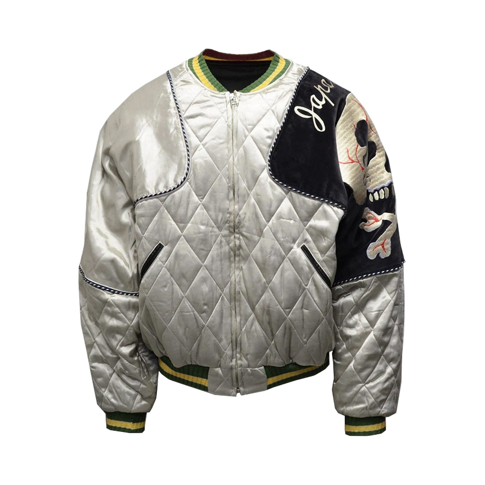 Buy Kapital Bomber Pillow With Embroidered Skull 'Black 