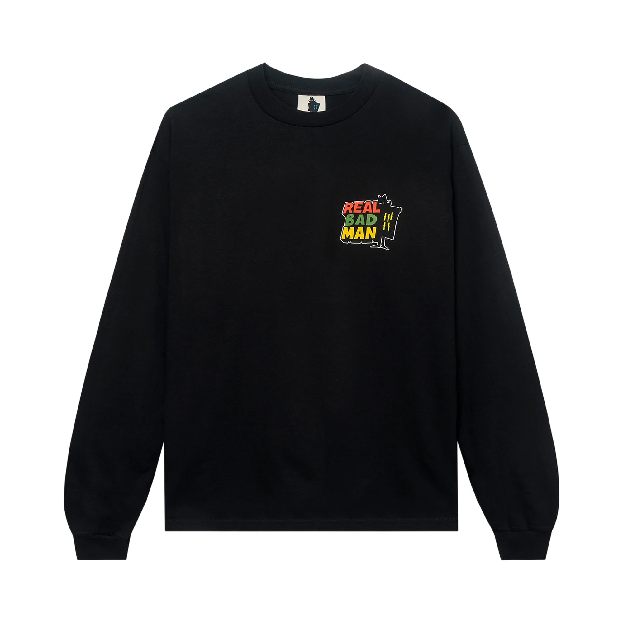 Buy Real Bad Man RBM Logo Tee Vol 9 Long-Sleeve Tee 'Black