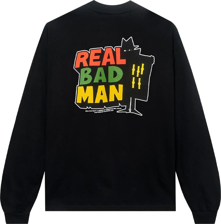 Real Bad Man RBM Logo Tee Vol 9 Long Sleeve Tee Black