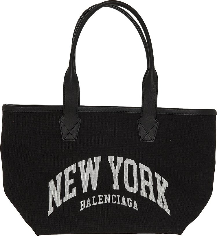 Balenciaga Cities New York Jumbo Small Tote Bag 'Black'