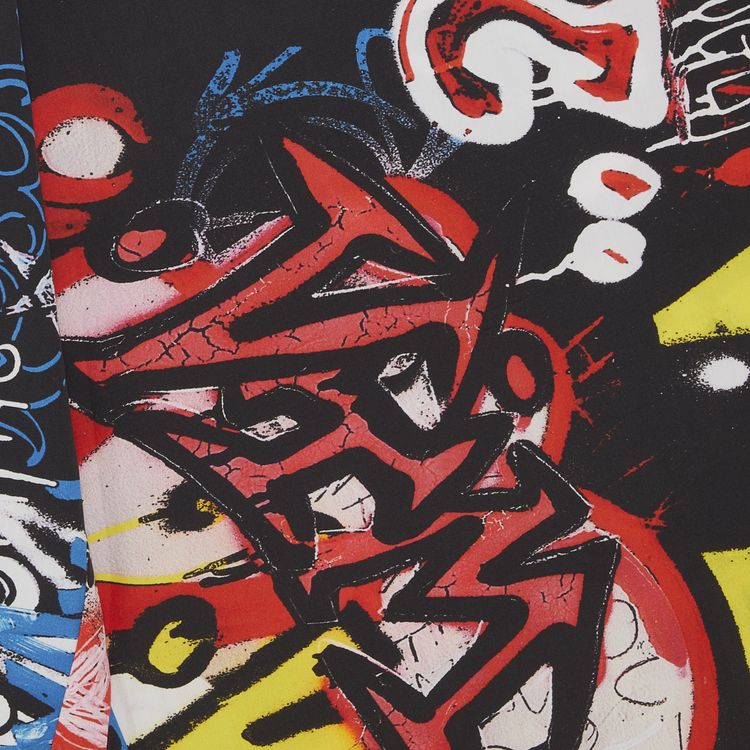 Vetements Graffiti Pyjama Pants Black