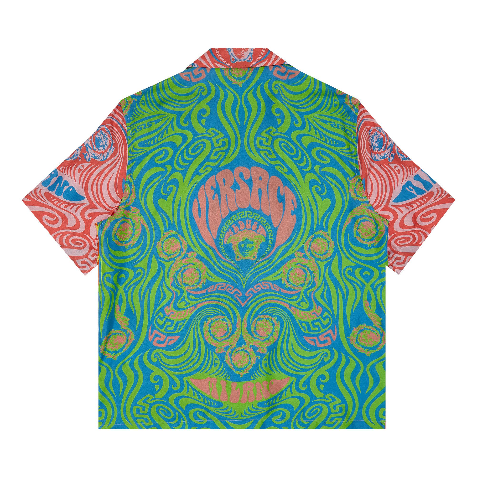 Buy Versace Wes Wilson Print Short-Sleeve Shirt 'Multicolor