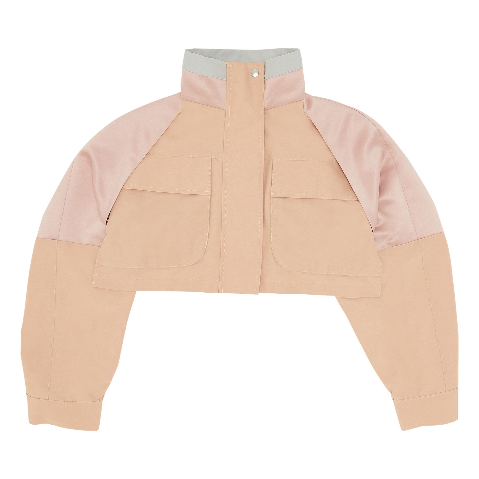 Buy Sacai Grosgrain Mix Blouson 'Light Pink' - 22 05913 789 Buy Sacai Grosgrain Mix Blouson 'Light Pink' - 22 05913 789