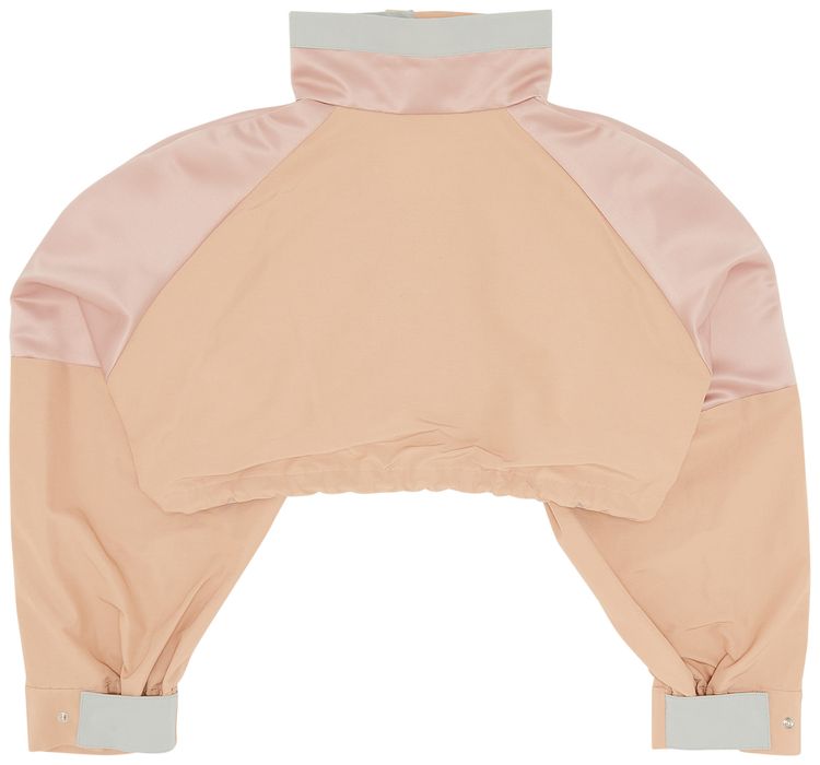 Sacai Grosgrain Mix Blouson Light Pink