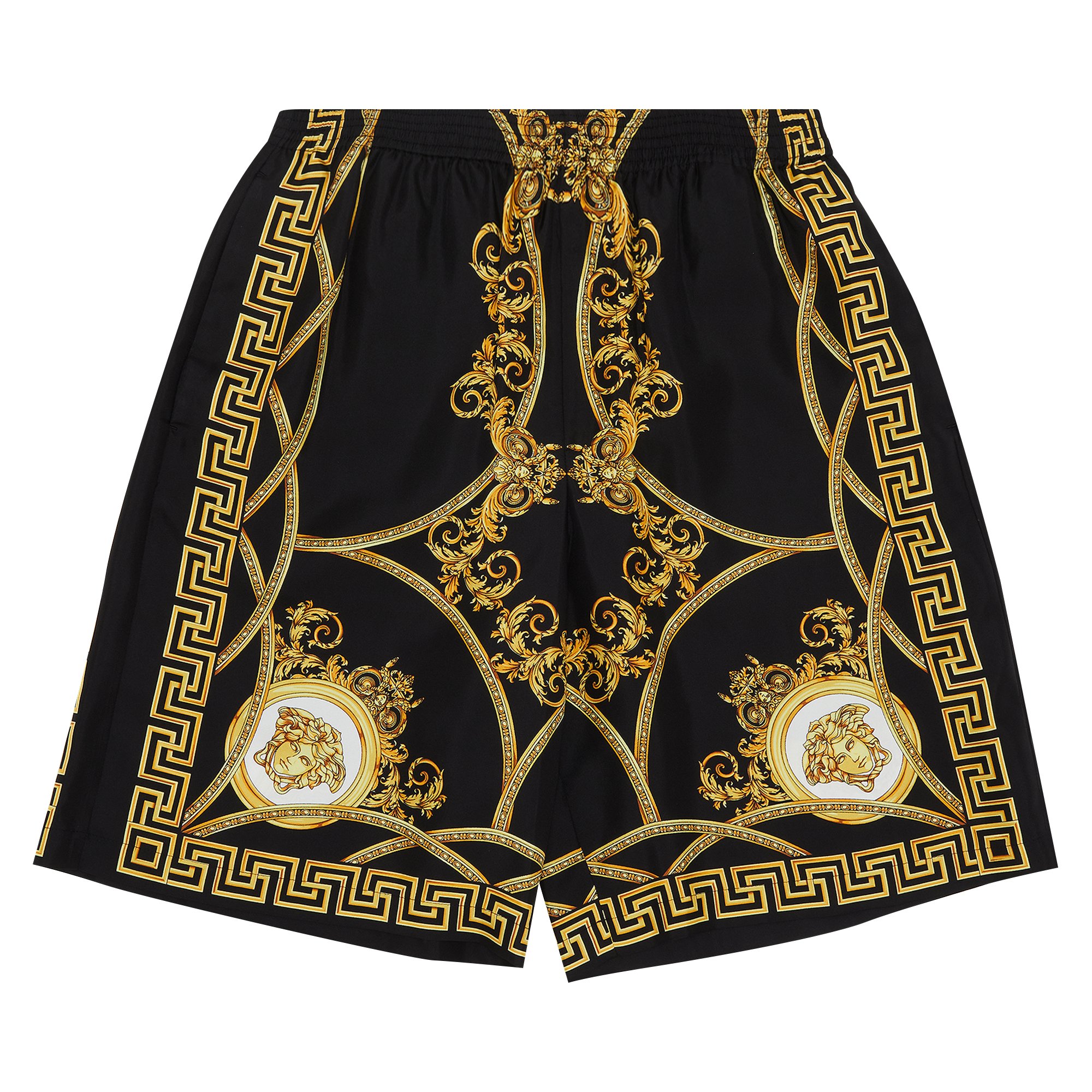 Buy Versace La Coupe Des Dieux Shorts 'Black/Gold' - 1002476