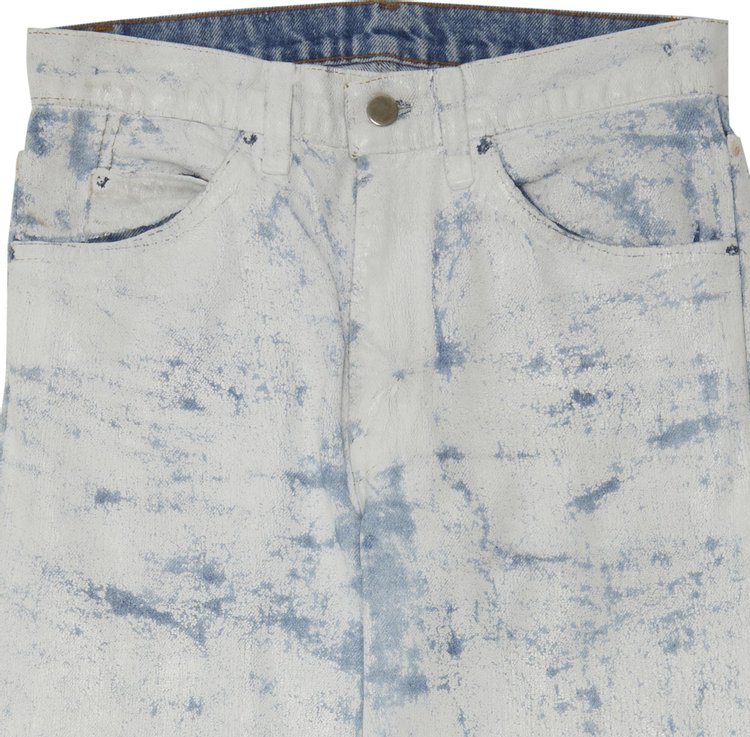 Vintage Maison Margiela Artisinal Painted Jeans White