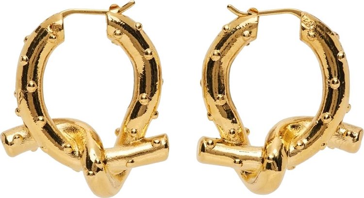 Acne Studios Knot Earrings 'Gold'