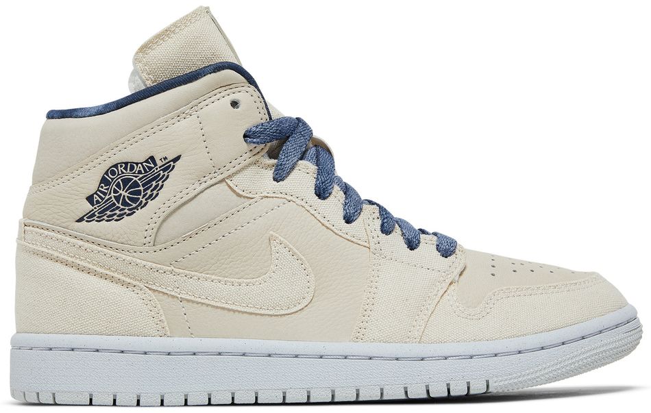 Air Jordan Women's Retro 1 Mid Se W 'Sanddrift' Sneakers