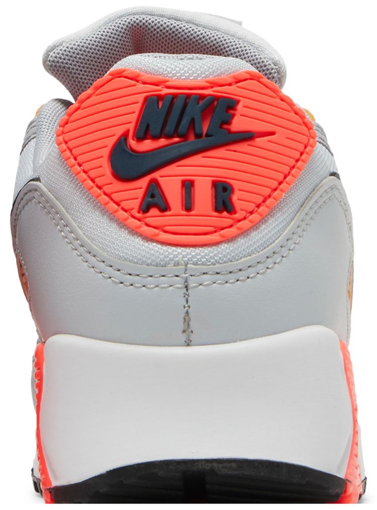 Nike Wmns Air Max 90 Grey Crimson Gold