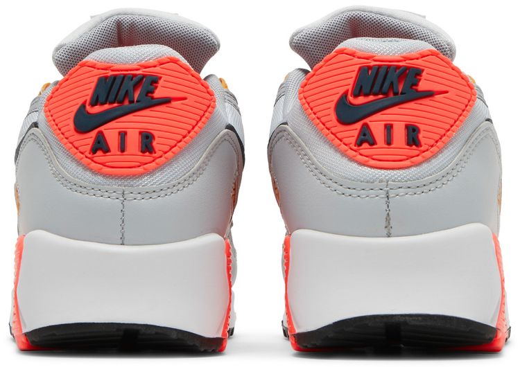 Nike Wmns Air Max 90 Grey Crimson Gold