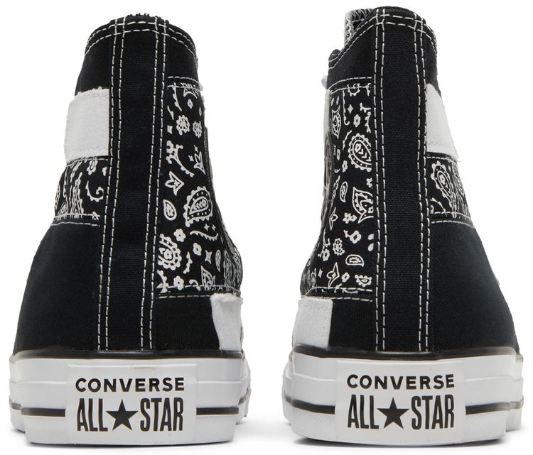 Converse Chuck Taylor All Star High Paisley Patchwork   Black