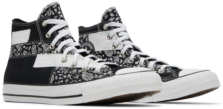 Converse Chuck Taylor All Star High Paisley Patchwork   Black