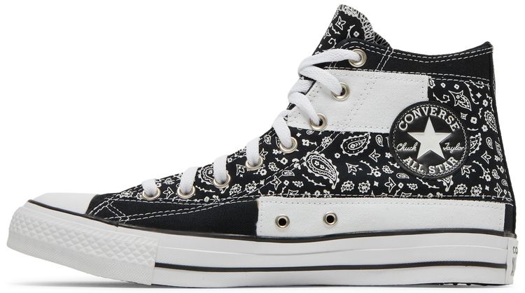 Converse Chuck Taylor All Star High Paisley Patchwork   Black