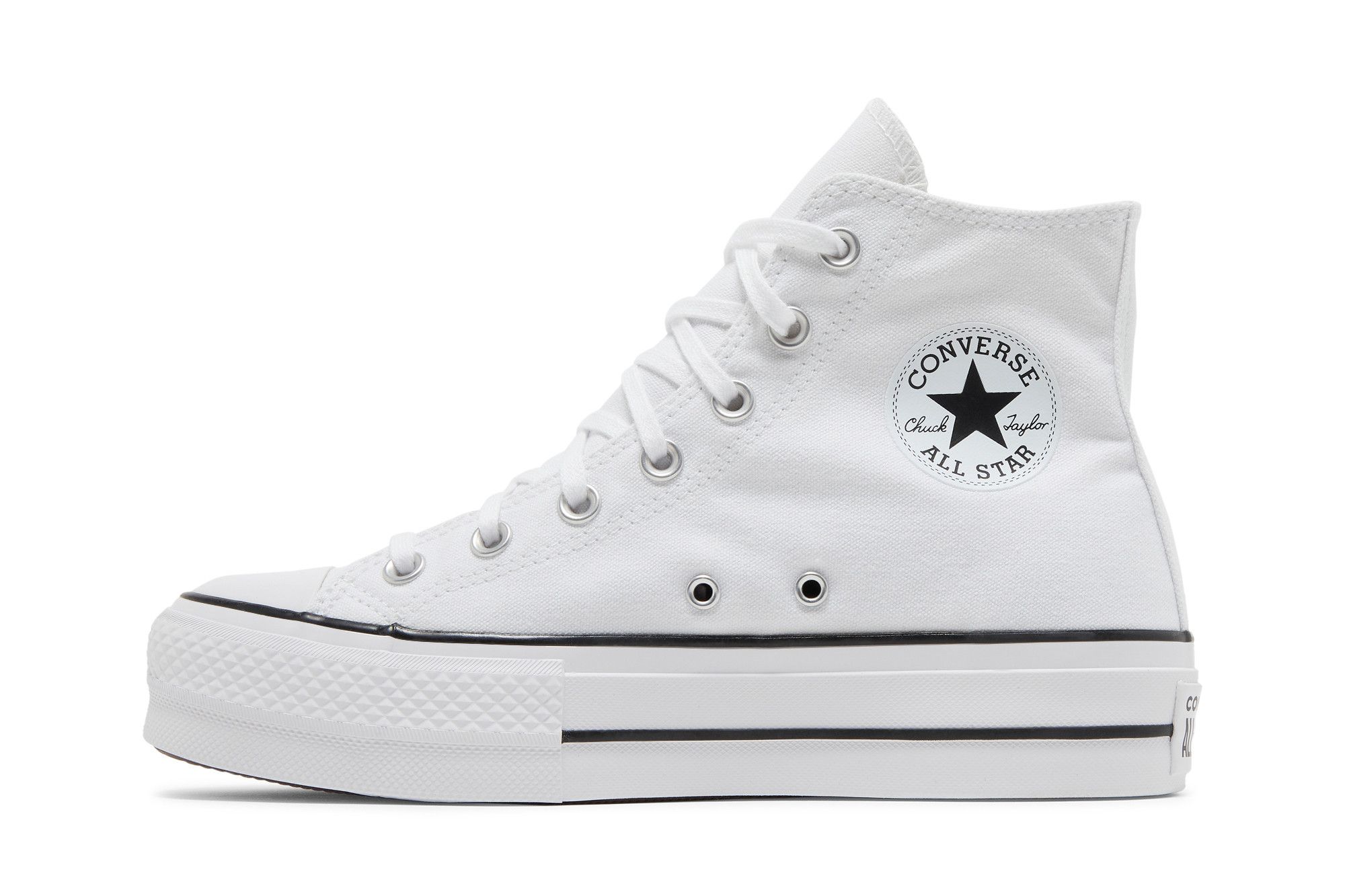 CONVERSE ホワイト プラットフォームスニーカー Buy Converse Chuck Taylor All Star Platform High 'White' - 560846C