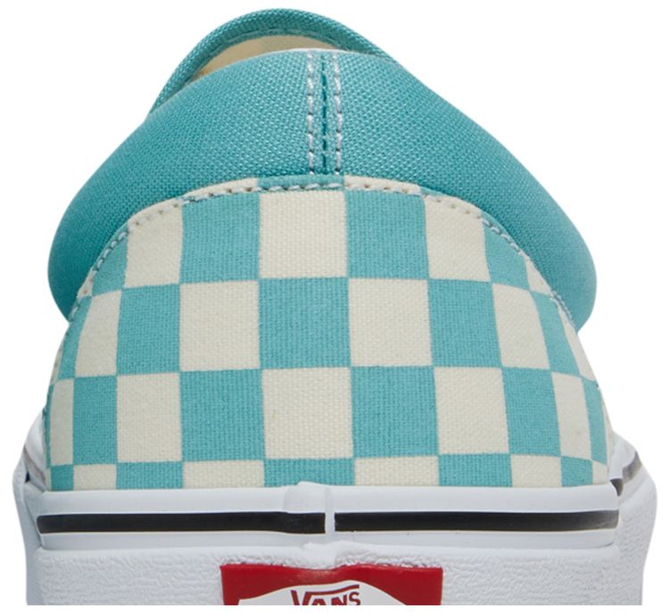 Vans Classic Slip On Aqua Haze Checkerboard