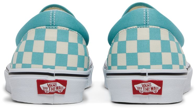 Vans Classic Slip On Aqua Haze Checkerboard
