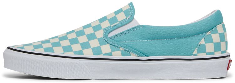 Vans Classic Slip On Aqua Haze Checkerboard
