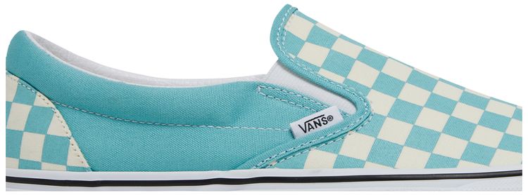 Vans Classic Slip On Aqua Haze Checkerboard