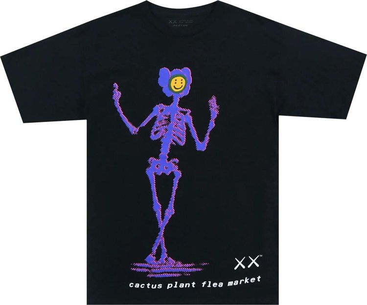 judge Sinis Martin Luther King Junior Cactus Plant Flea Market x KAWS Shirt 'Black' | GOAT