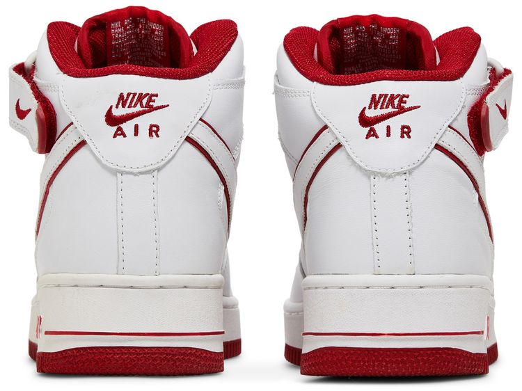 Nike Air Force 1 Mid White Varsity Red