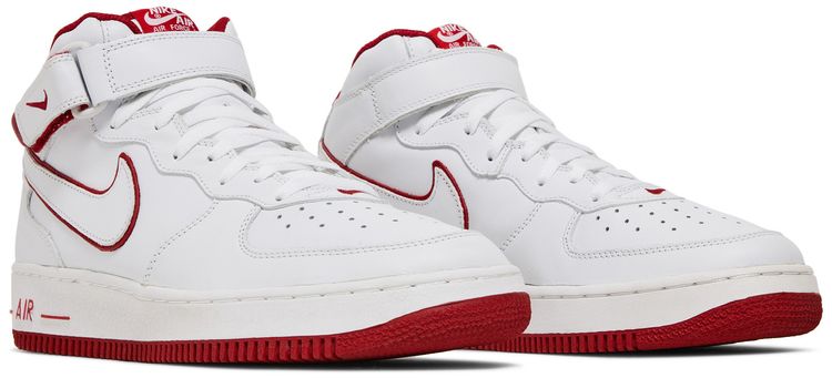 Nike Air Force 1 Mid White Varsity Red