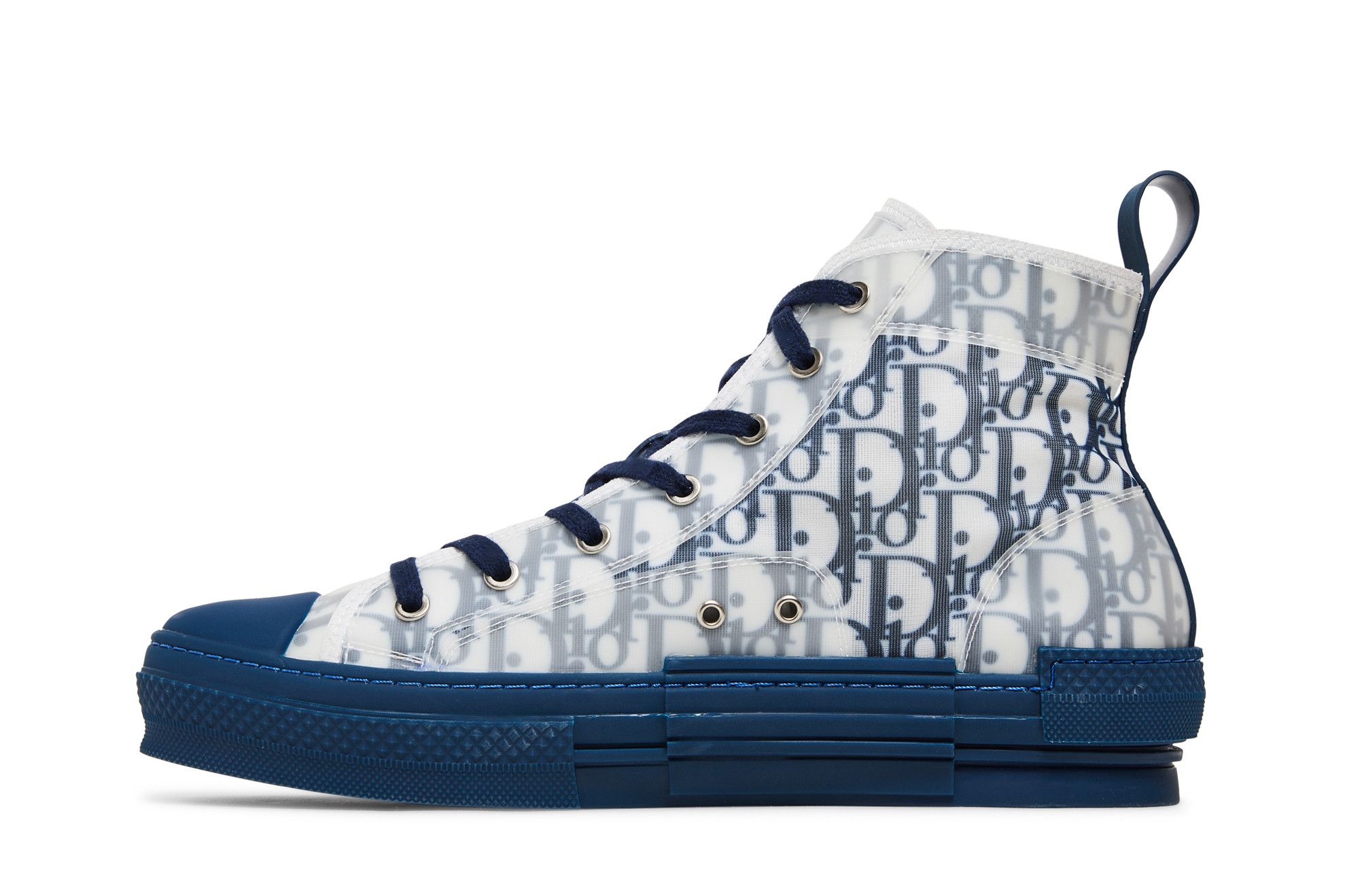blue dior high tops