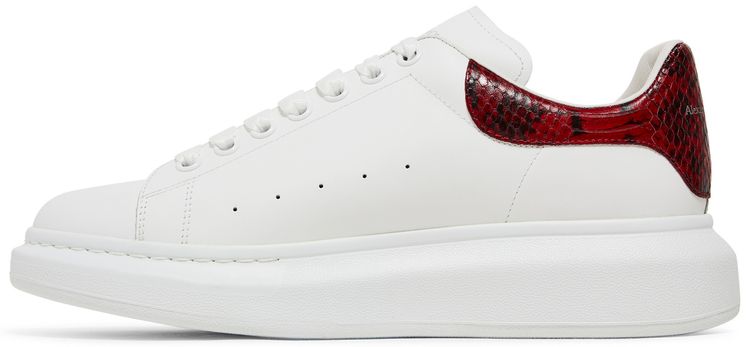 Alexander McQueen Oversized Sneaker White Red Python