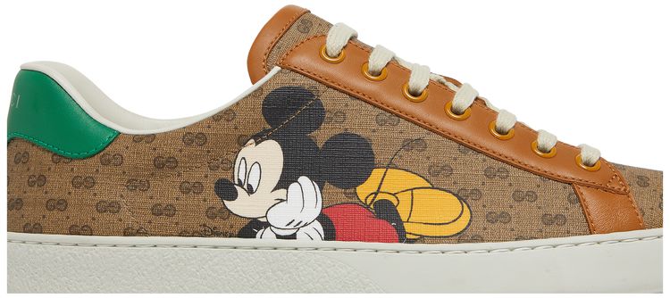 Disney x Gucci Ace Low Mickey Mouse   Beige
