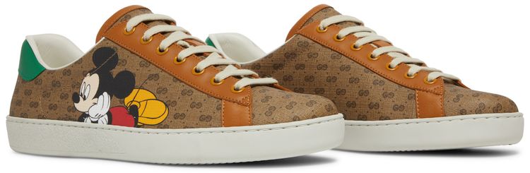 Disney x Gucci Ace Low Mickey Mouse   Beige