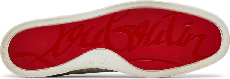 Christian Louboutin Louis Flat Art Deco   White