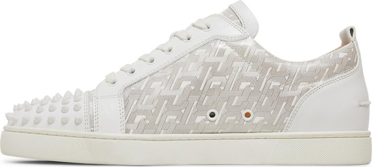 Christian Louboutin Louis Flat Art Deco   White