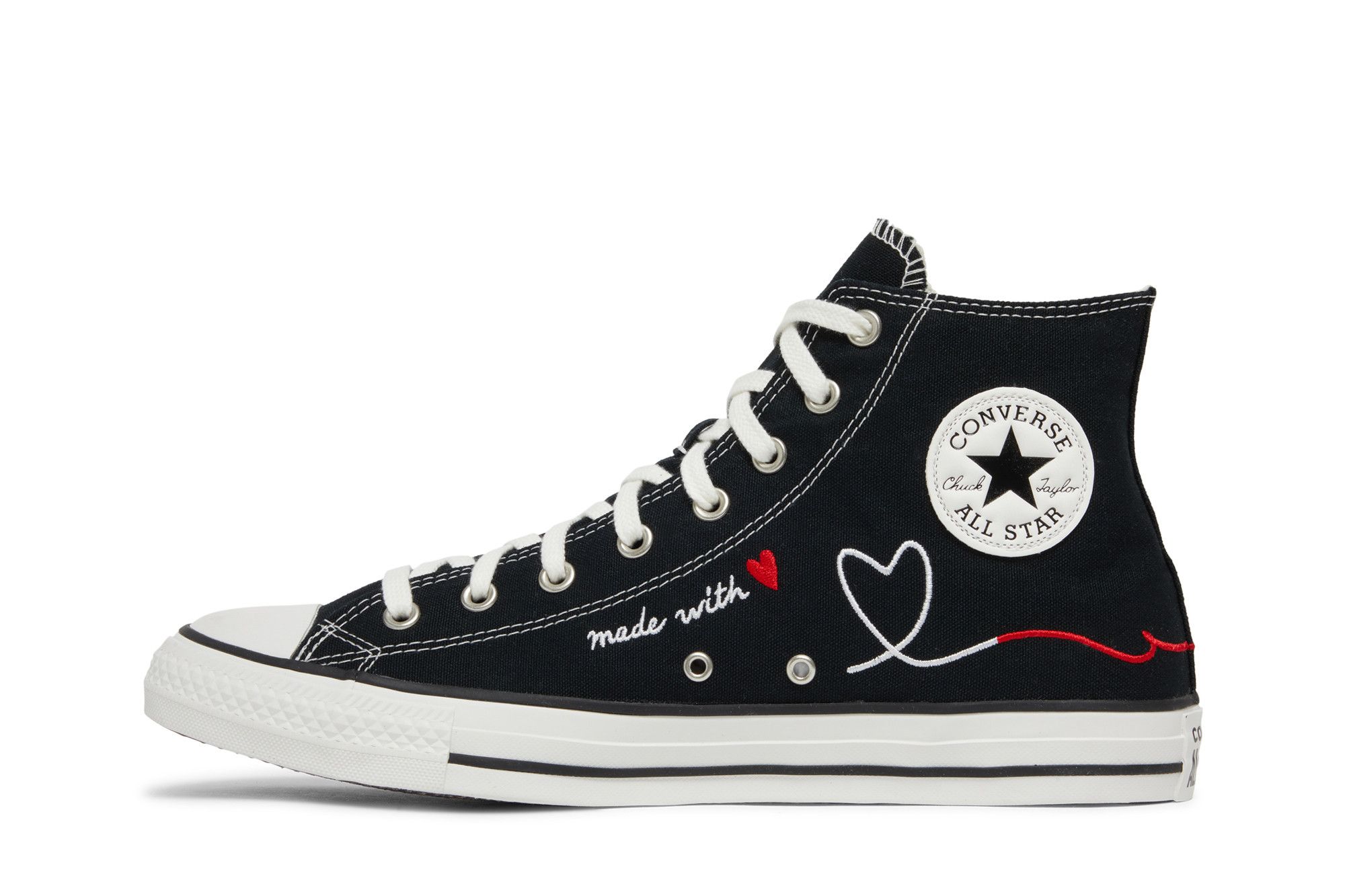 Buy Converse Chuck Taylor All Star High 'Made with Love - Black