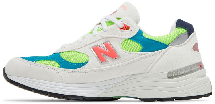 New Balance 992 Made in USA White Neon