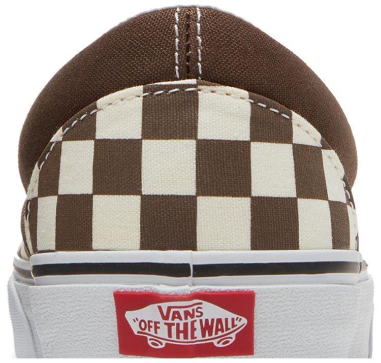 Vans Classic Slip On Checkerboard   Rain Drum