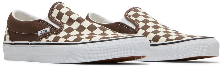 Vans Classic Slip On Checkerboard   Rain Drum
