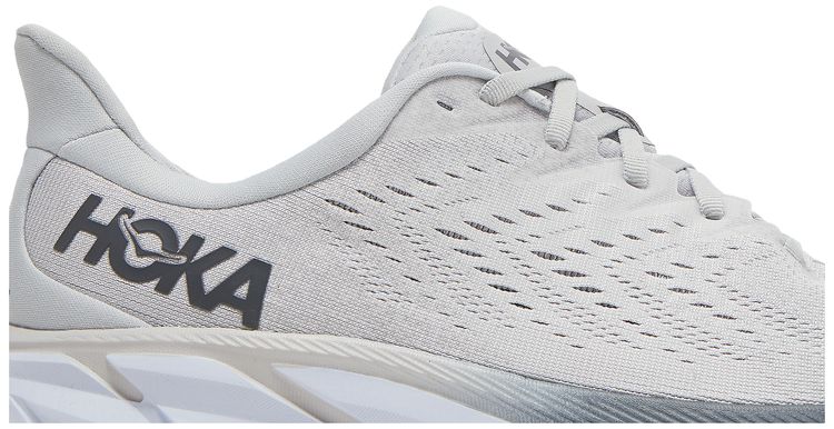 HOKA Clifton 8 2E Wide Lunar Rock Nimbus Cloud