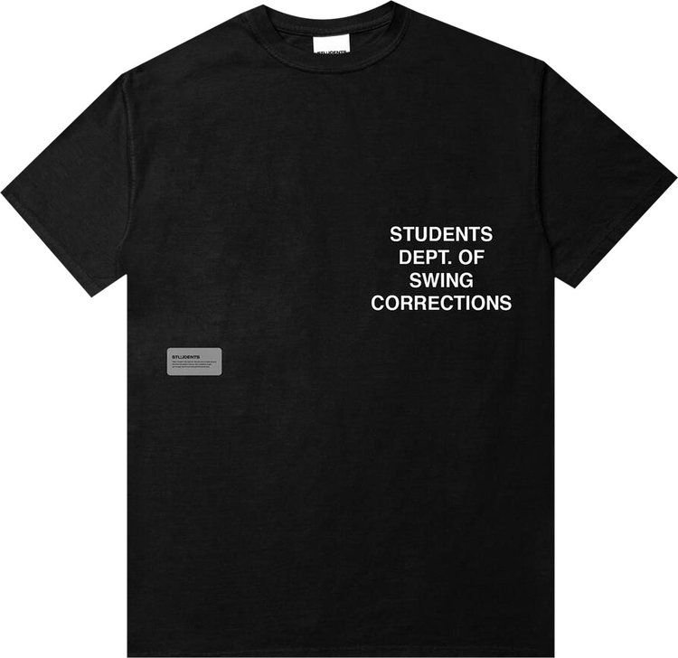 Students Dept Of Swing Corrections Tee 'Black'