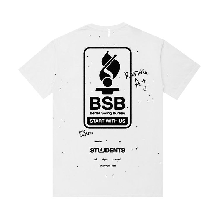 Students Start With Us Tee White