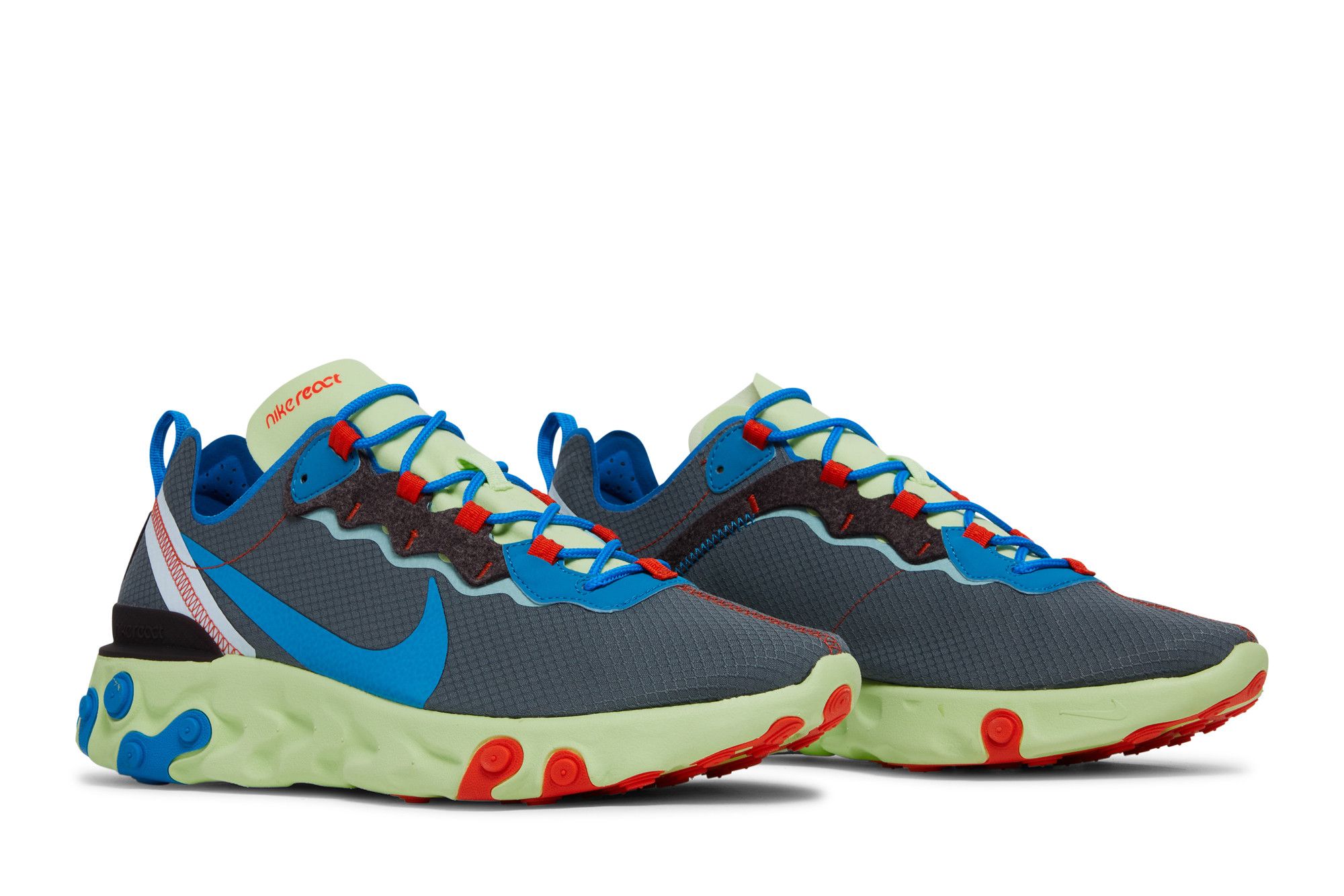 Nike react element 55 volt dark grey photo blue clearance