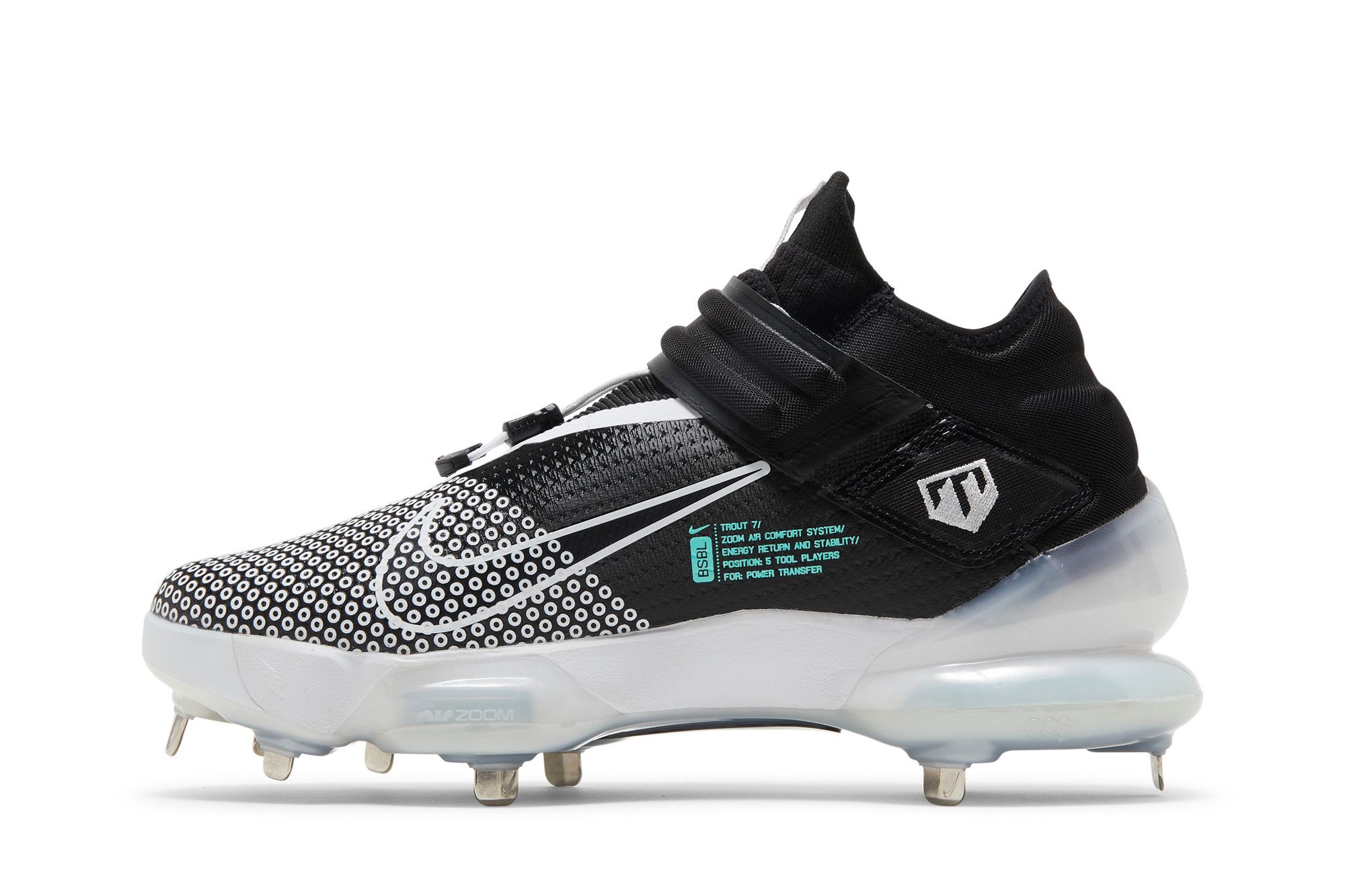 Buy Nike Force Zoom Trout 7 'Black Dynamic Turquoise' - CI3134 005