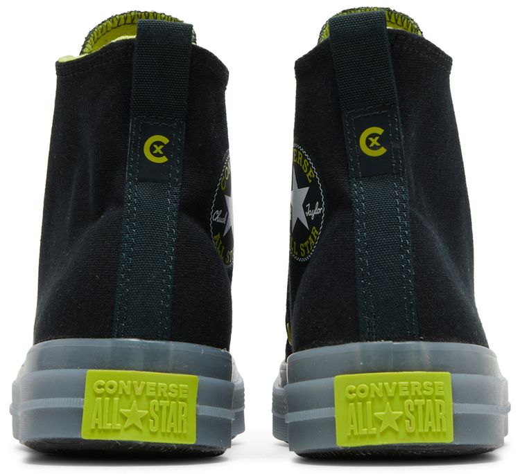 Converse Chuck Taylor All Star CX Fleece Lined High Black Lime Twist