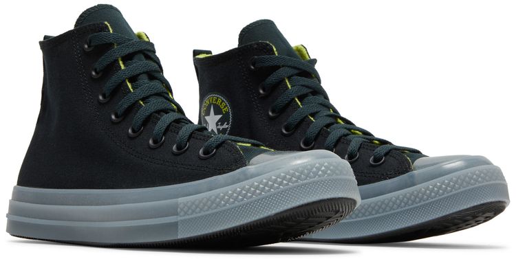 Converse Chuck Taylor All Star CX Fleece Lined High Black Lime Twist