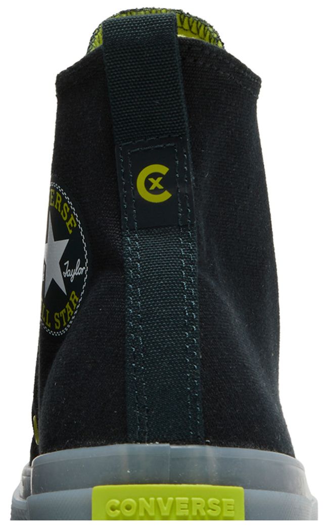 Converse Chuck Taylor All Star CX Fleece Lined High Black Lime Twist