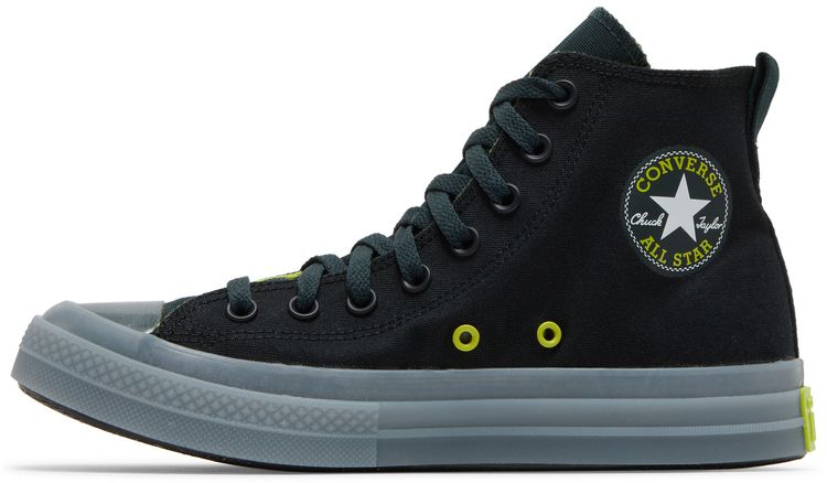 Converse Chuck Taylor All Star CX Fleece Lined High Black Lime Twist