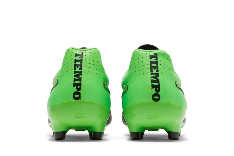 Adidas Tiempo Genio Leather FG Black Green Strike