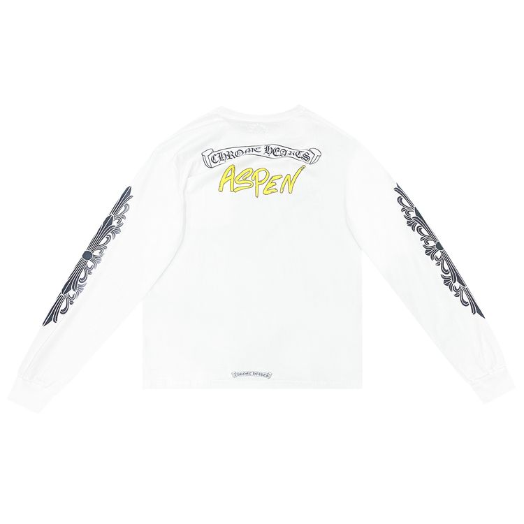 Chrome Hearts Aspen Floral Long Sleeve White