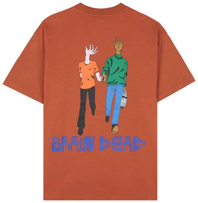 Brain Dead Handheld T Shirt Light Brown