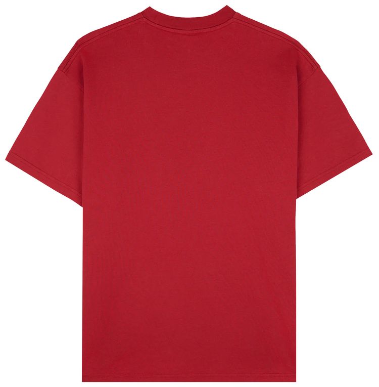 Brain Dead Low Battery T Shirt Maroon